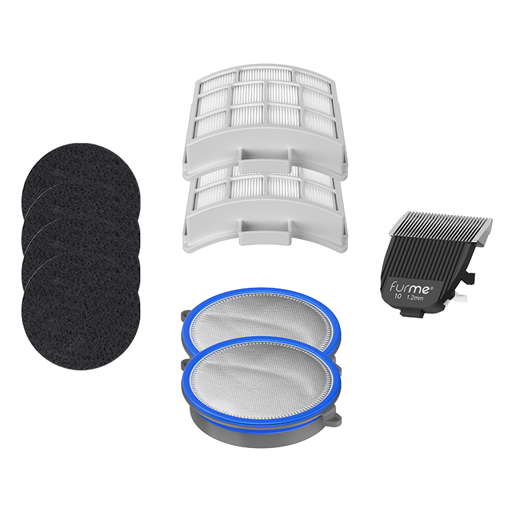 furMe Grooming Vacuum Filters & Blade Replacement Pack
