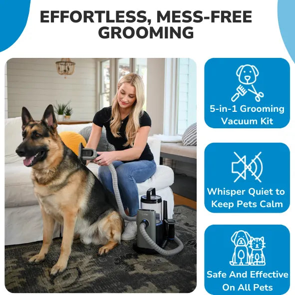 Professional PLUS Pet Grooming Vacuum Kit