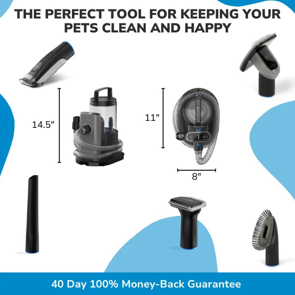 Professional PLUS Pet Grooming Vacuum Kit