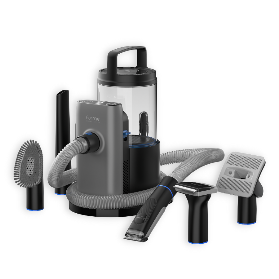 furMe Professional Plus Pet Grooming Vacuum Kit